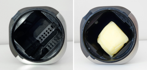 Bye-bye solid butter, hello delicious butter mist.